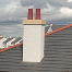 Wood burning stove chimneys photos